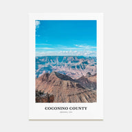 Coconino County Portrait Color Poster