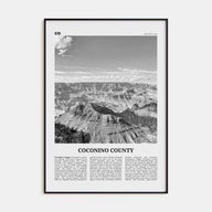 Coconino County Travel B&W Poster
