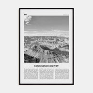 Coconino County Travel B&W Poster