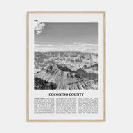 Coconino County Travel B&W Poster