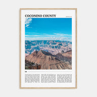 Coconino County Travel Color Poster