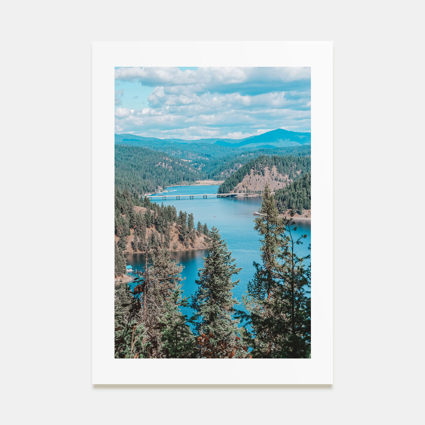 Coeur d'Alene Photo Color Poster