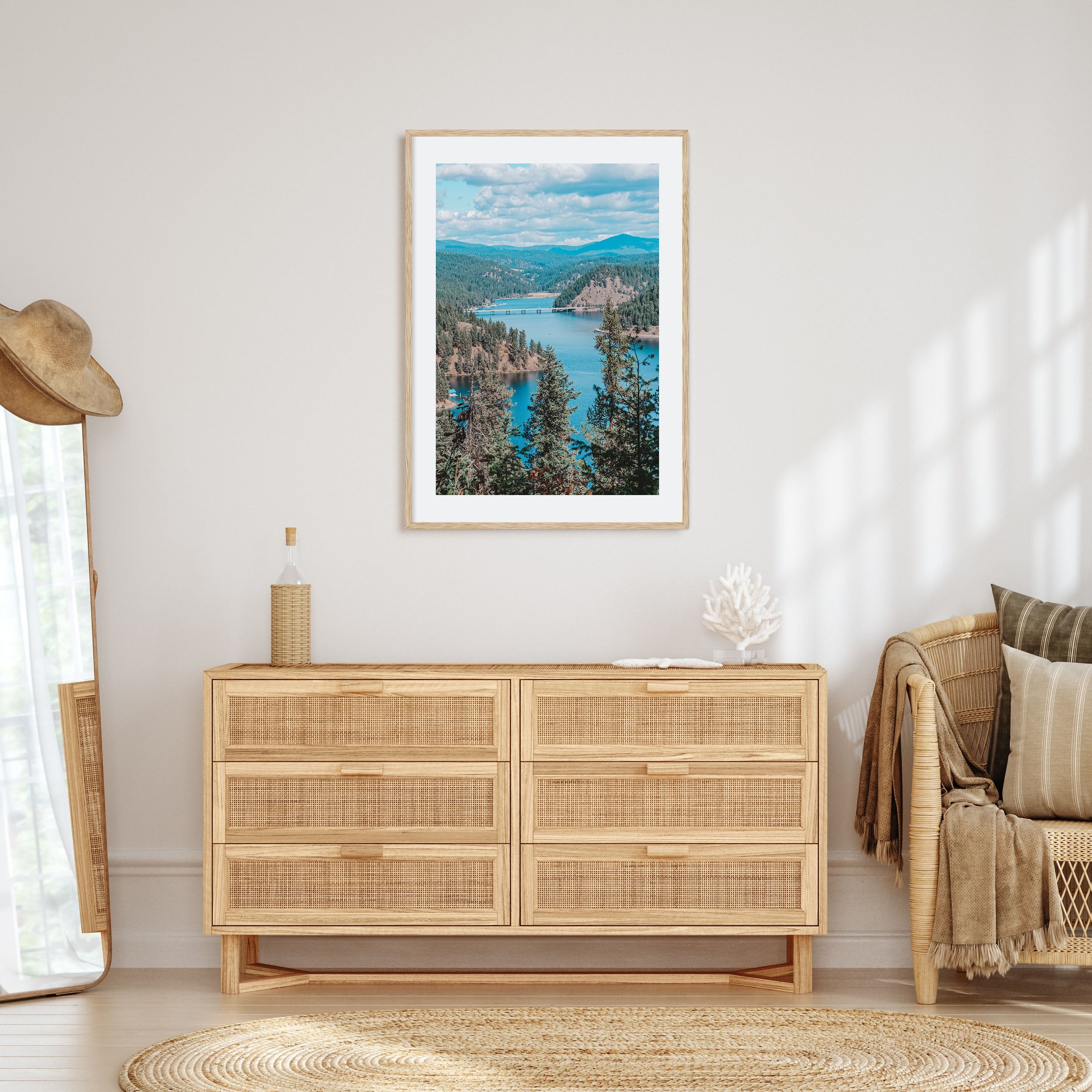 Coeur d'Alene Photo Color Poster