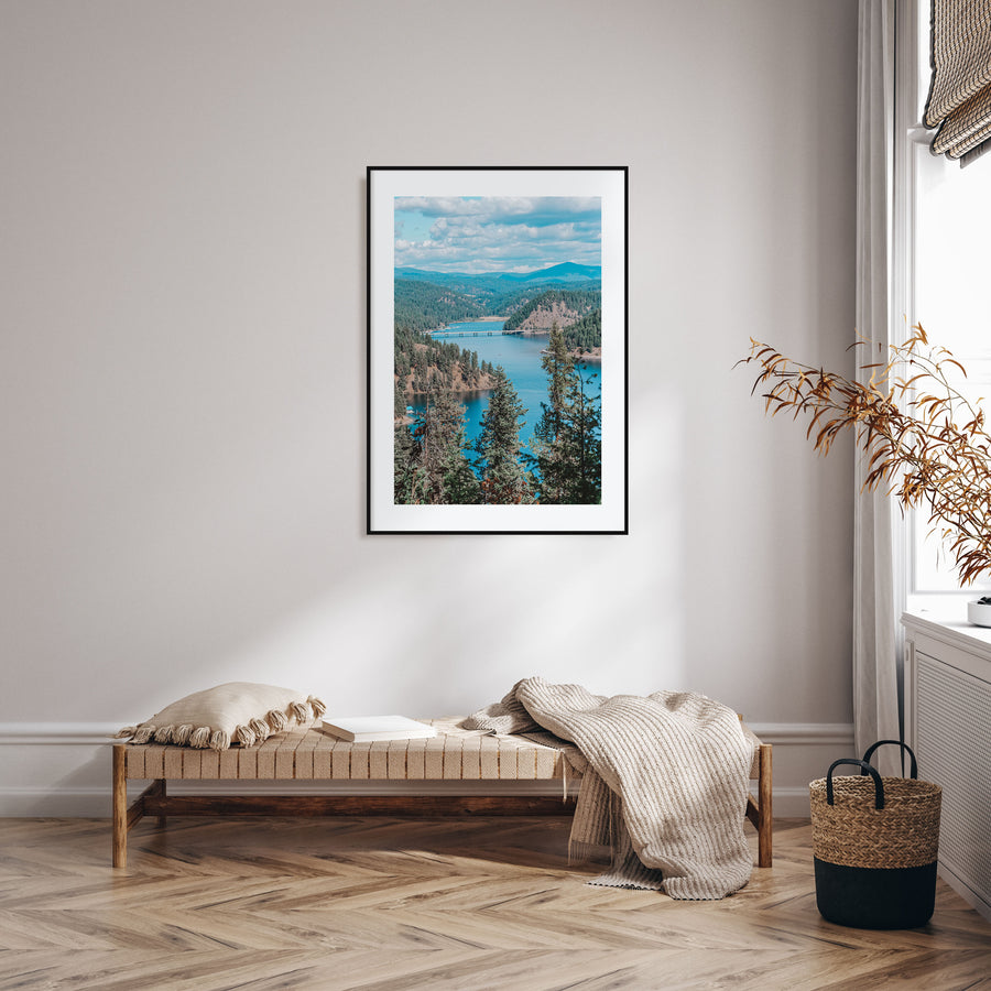 Coeur d'Alene Photo Color Poster