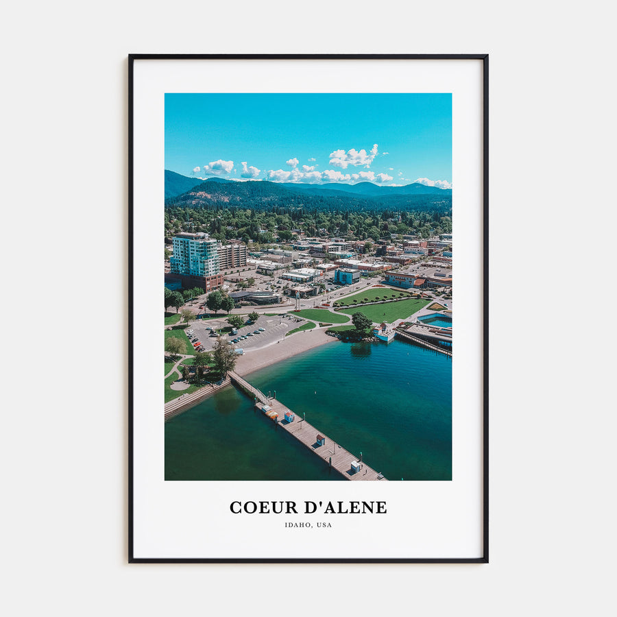 Coeur d'Alene Portrait Color Poster