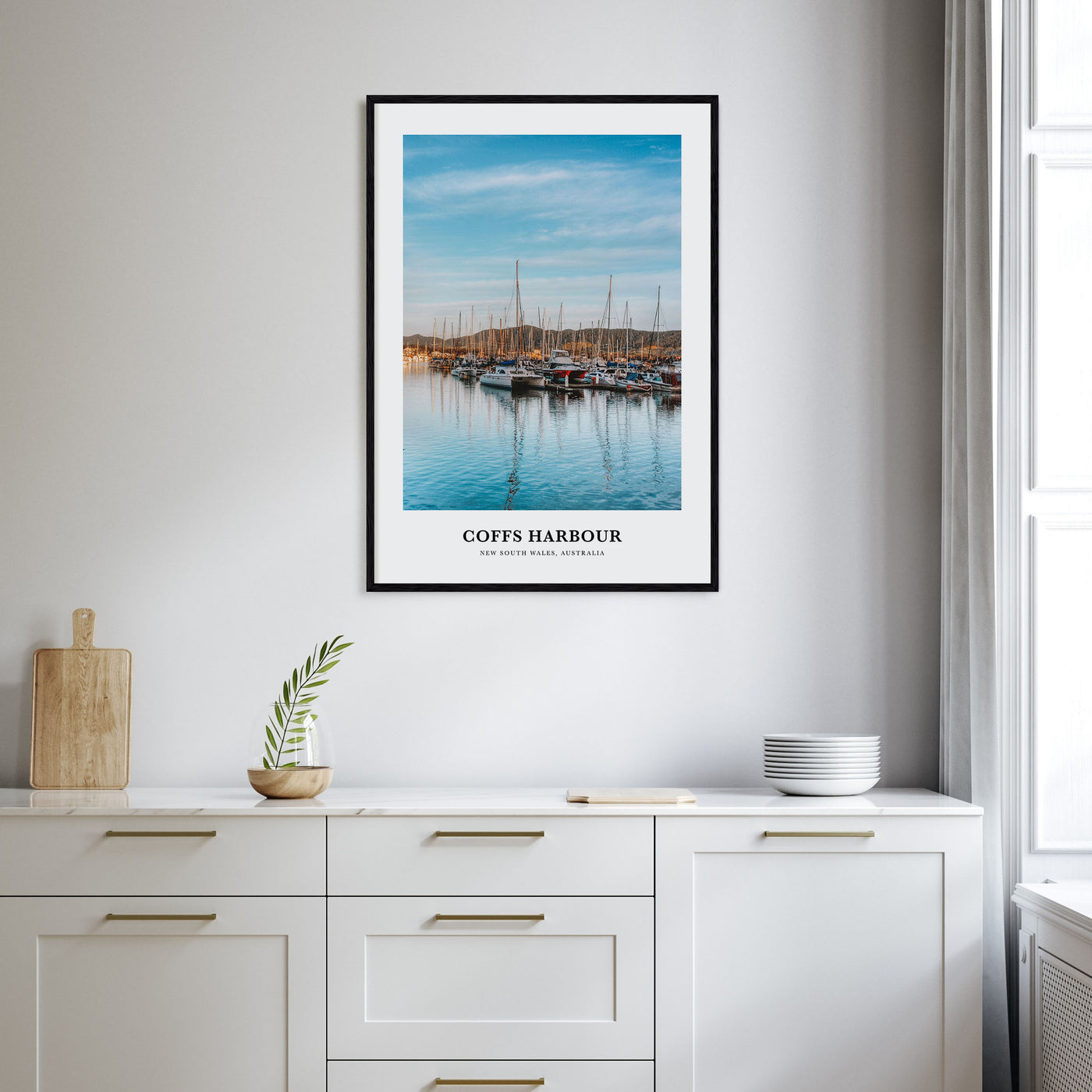 Coffs Harbour Portrait Color Poster