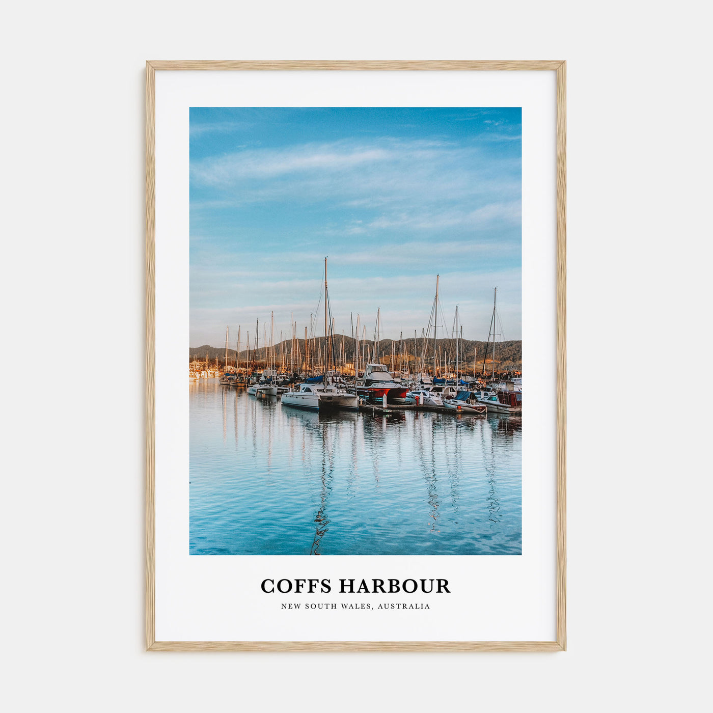 Coffs Harbour Portrait Color Poster