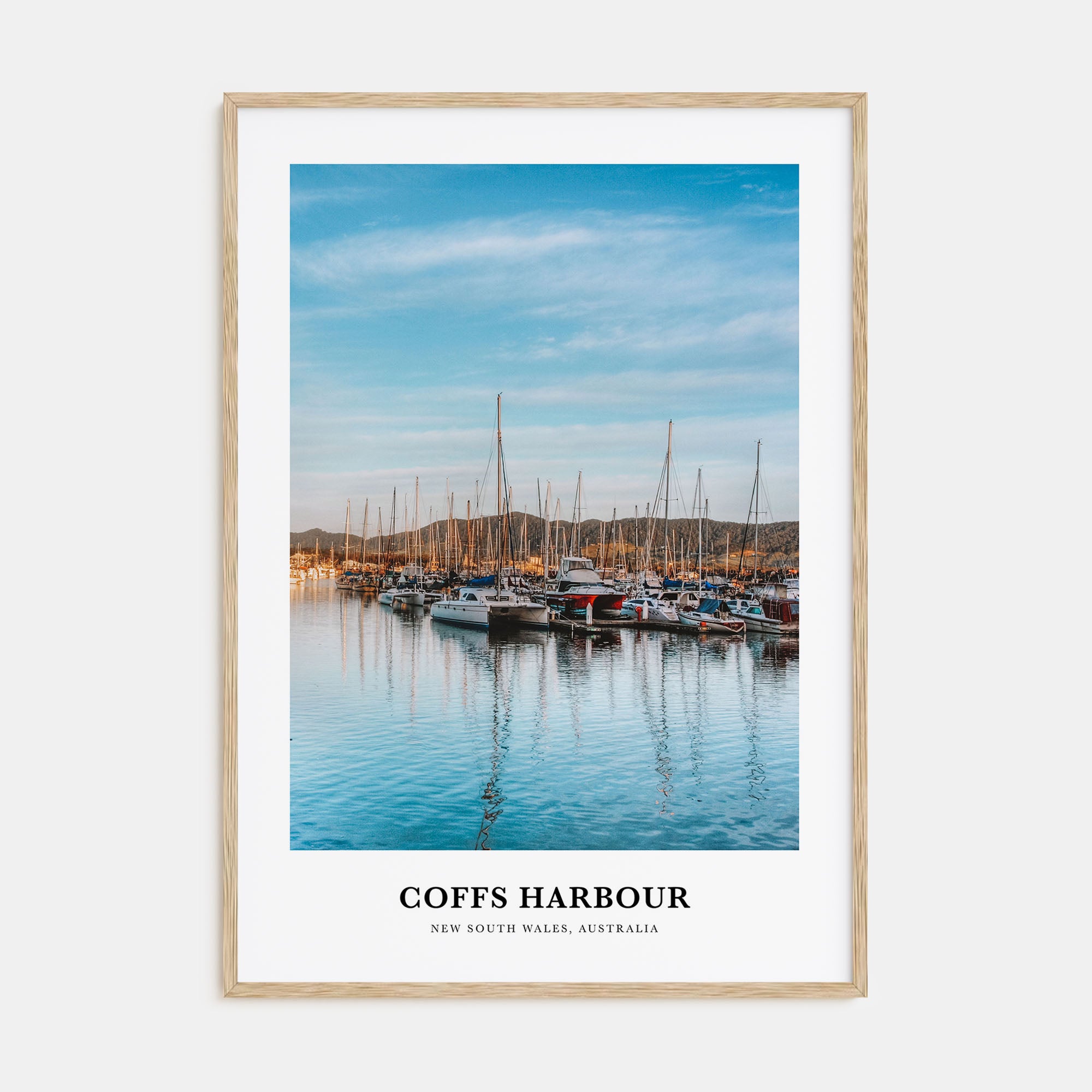 Coffs Harbour Portrait Color Poster