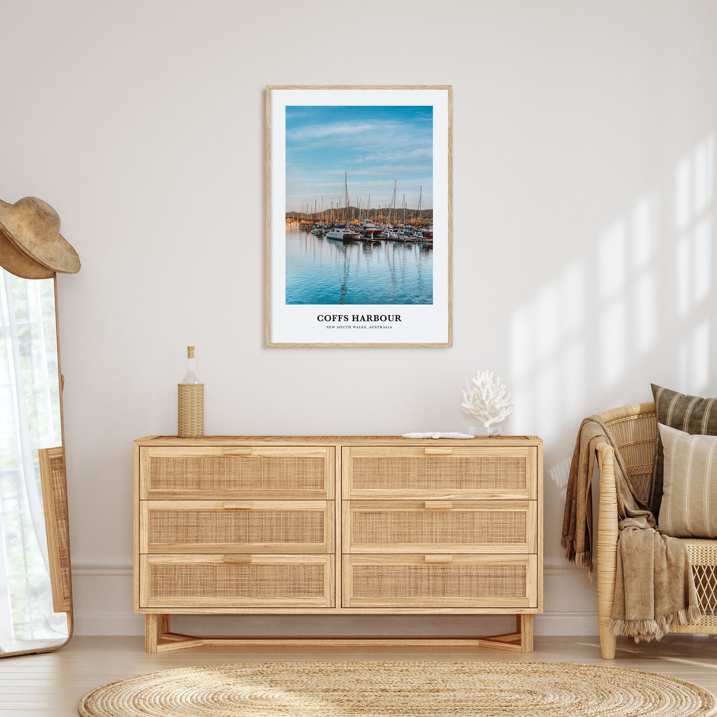 Coffs Harbour Portrait Color Poster
