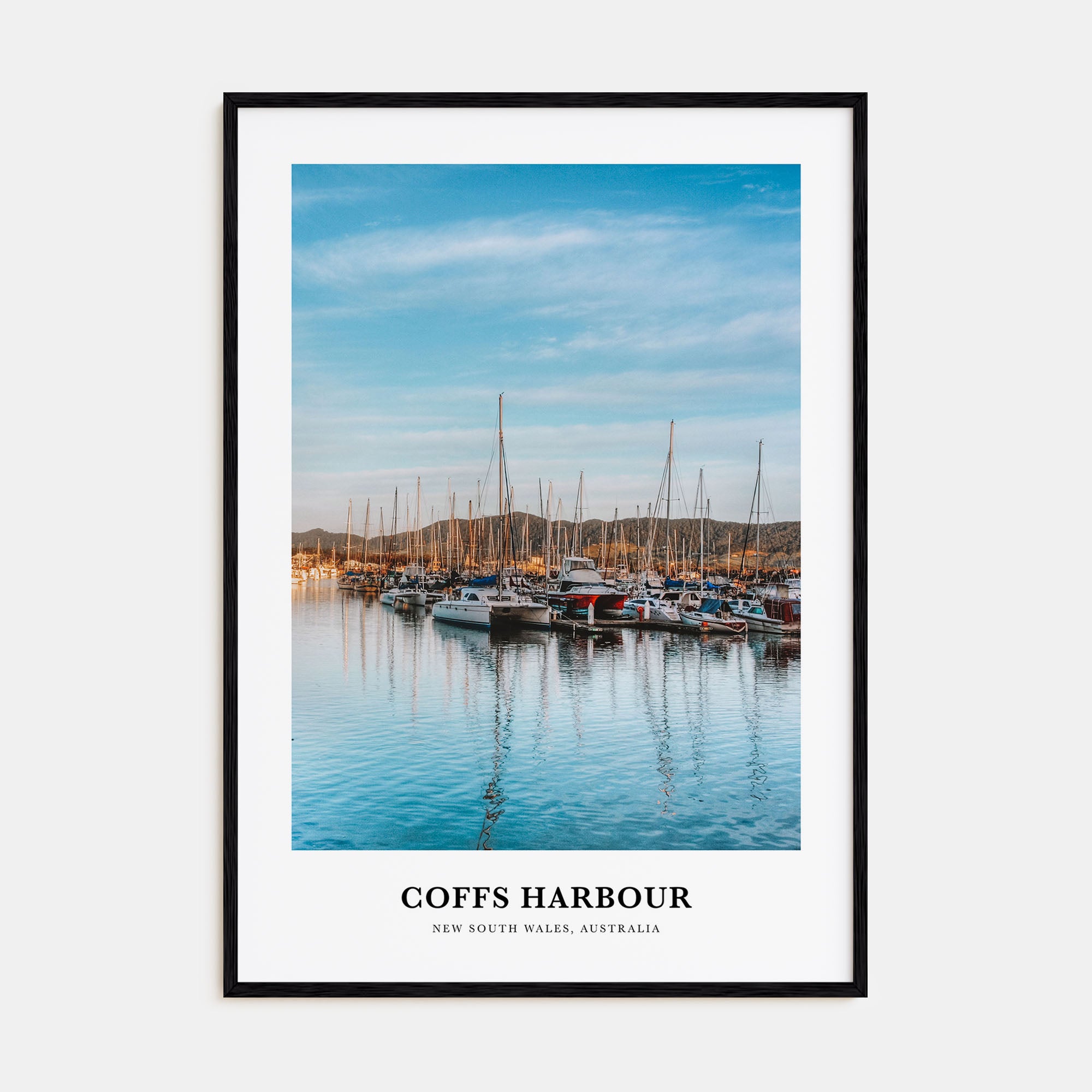 Coffs Harbour Portrait Color Poster