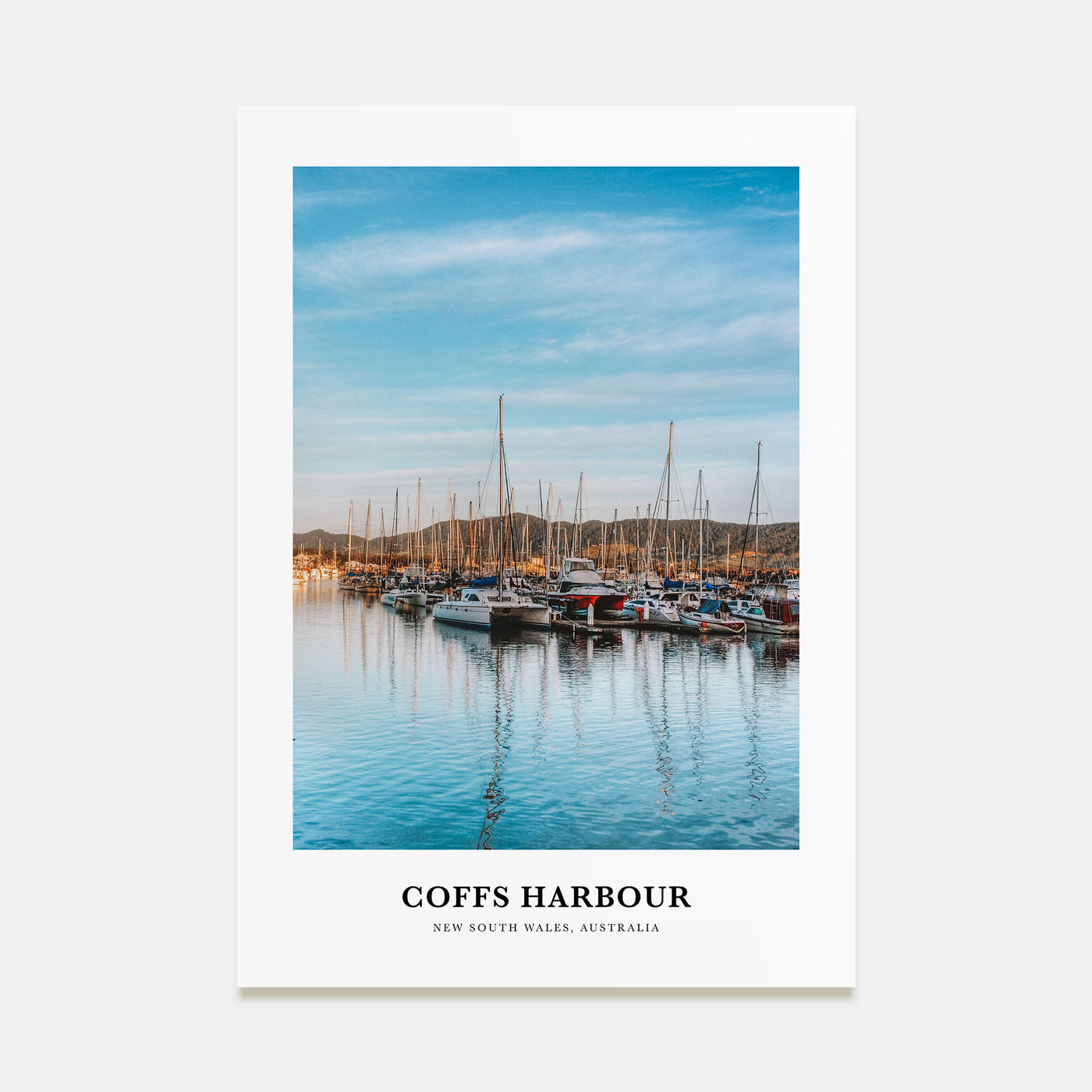 Coffs Harbour Portrait Color Poster
