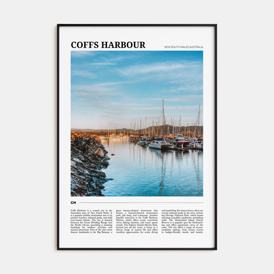 Coffs Harbour Travel Color Poster