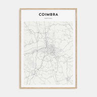 Coimbra Map Portrait Poster