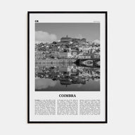 Coimbra Travel B&W Poster
