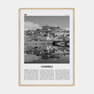 Coimbra Travel B&W Poster