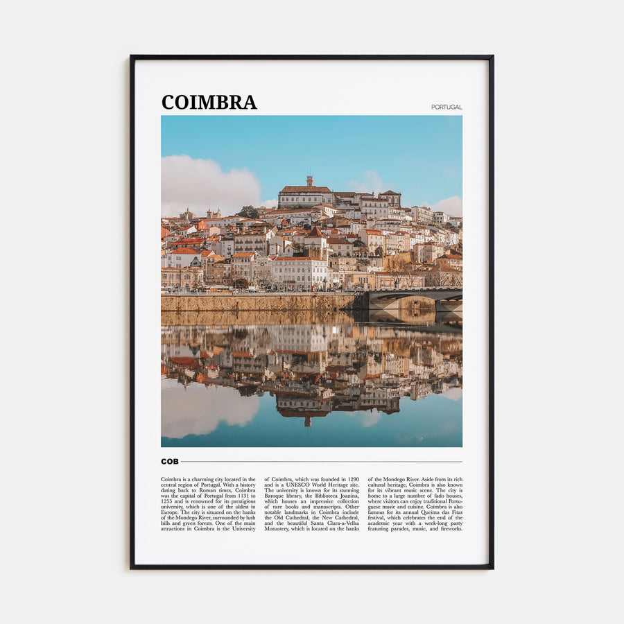 Coimbra Travel Color Poster