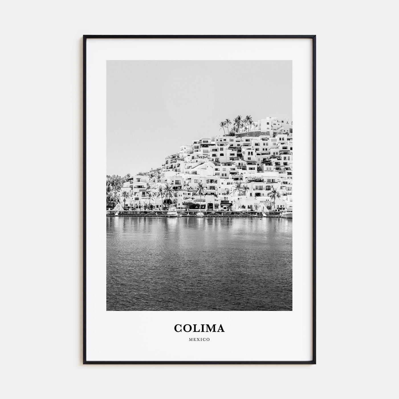 Colima Portrait B&W Poster