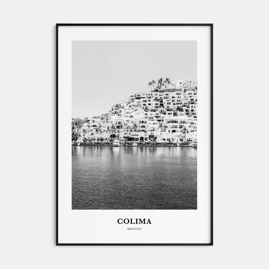 Colima Portrait B&W Poster