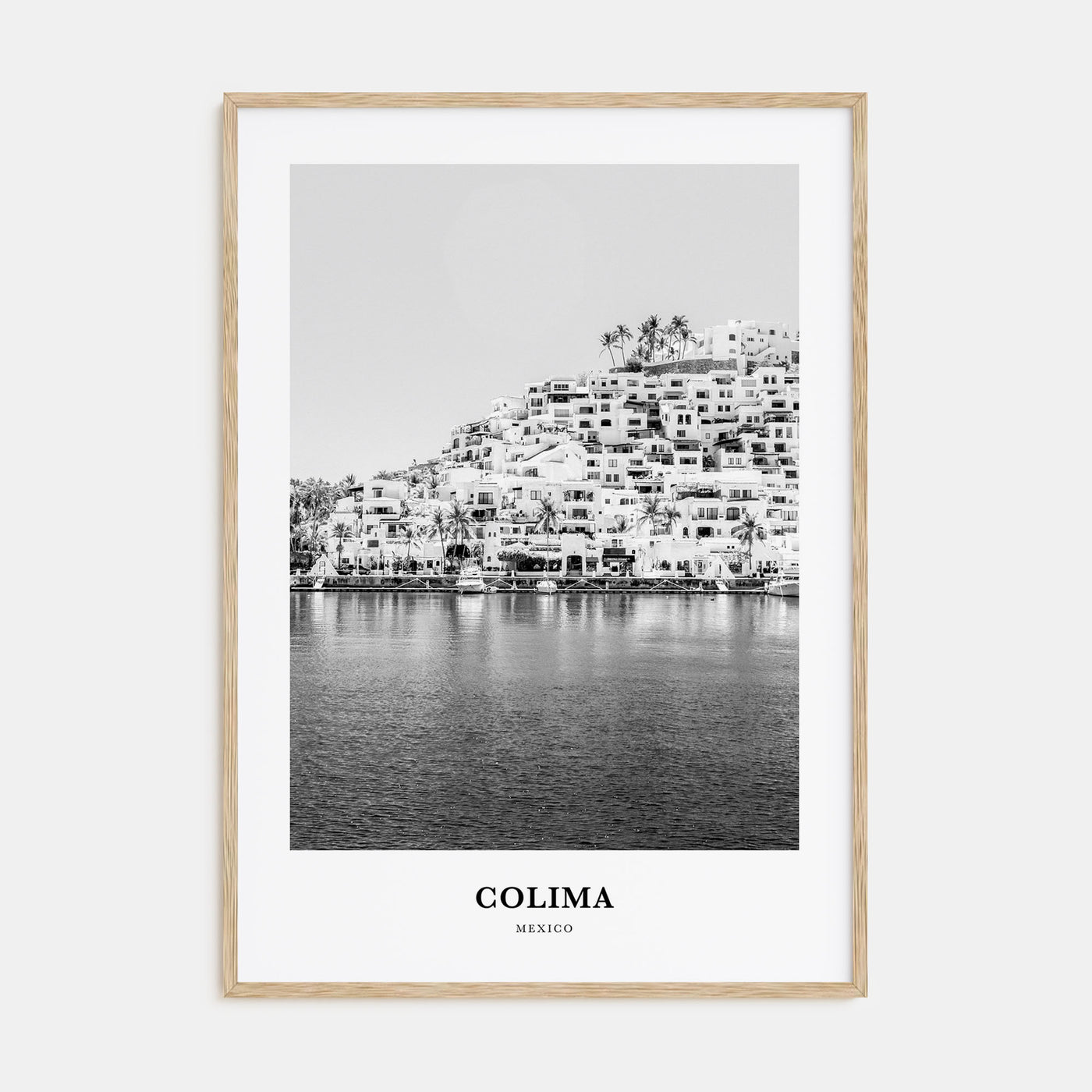 Colima Portrait B&W Poster