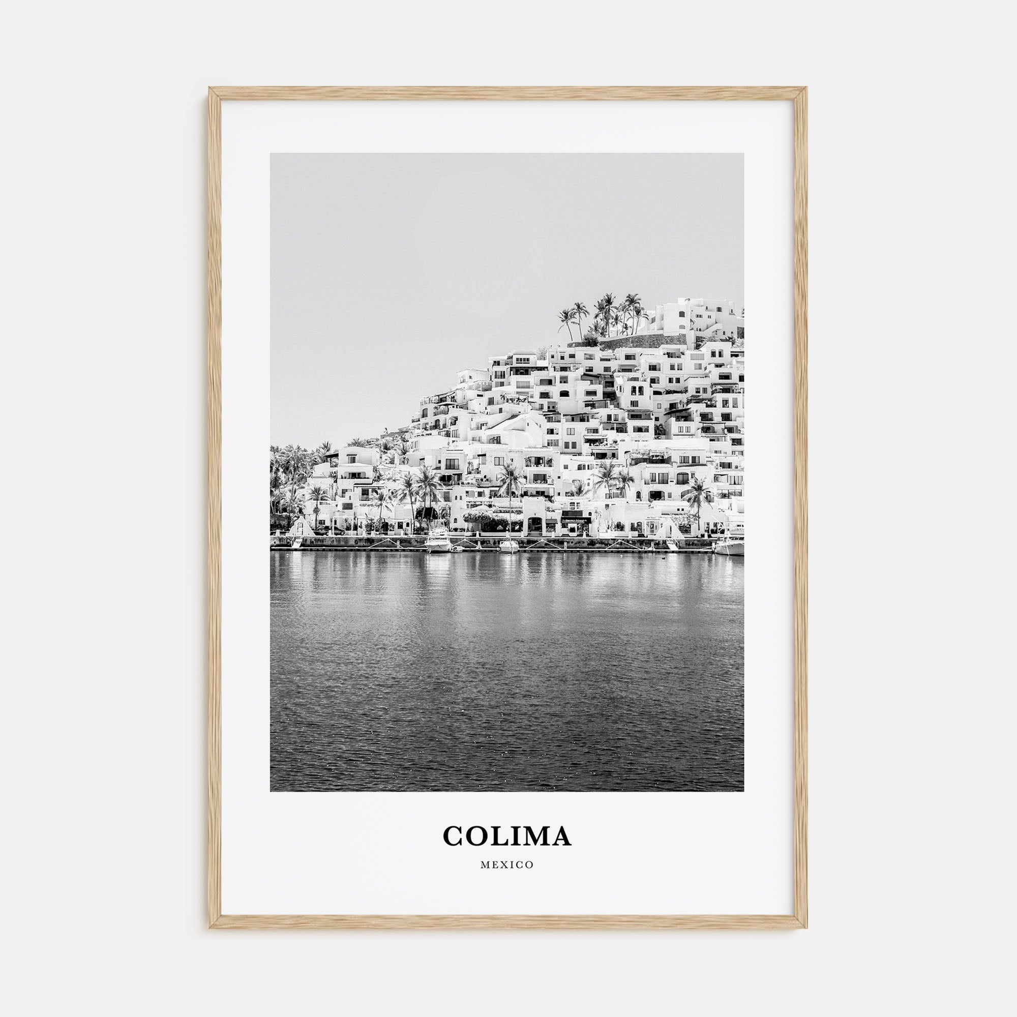 Colima Portrait B&W Poster