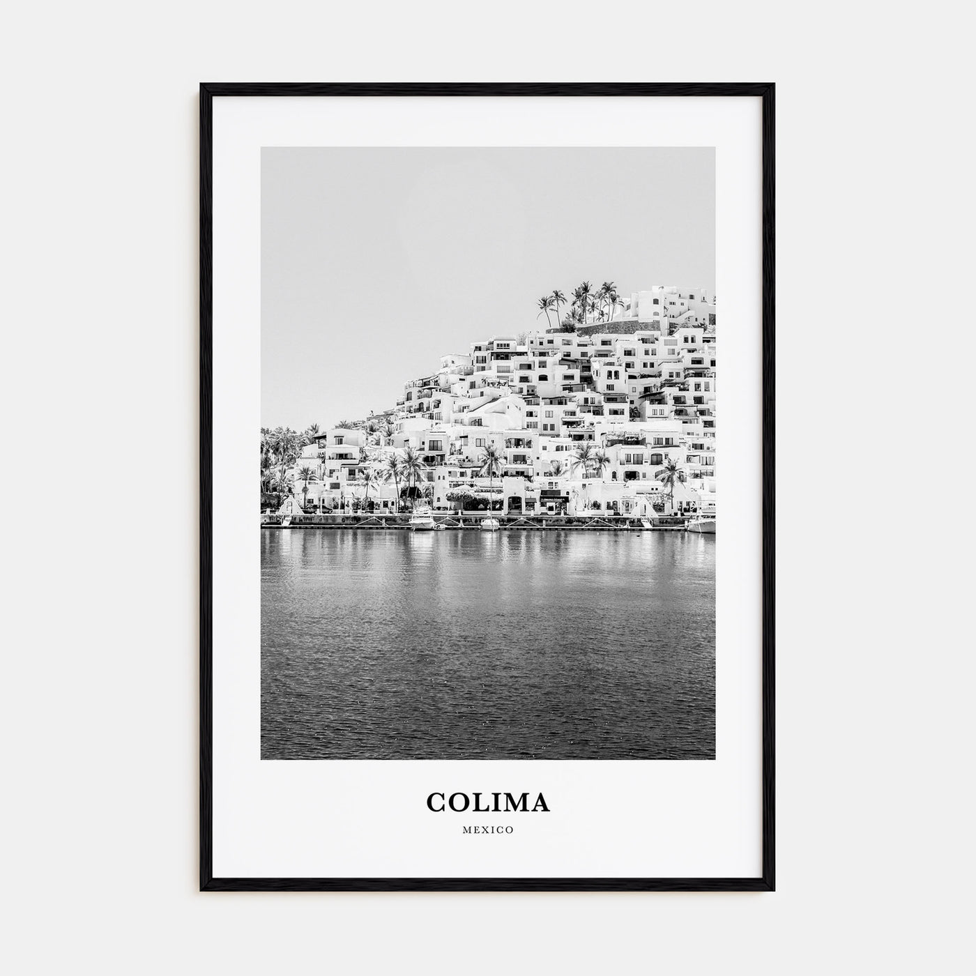 Colima Portrait B&W Poster