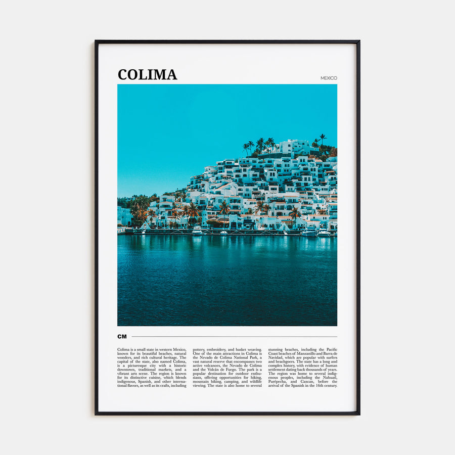 Colima Travel Color Poster