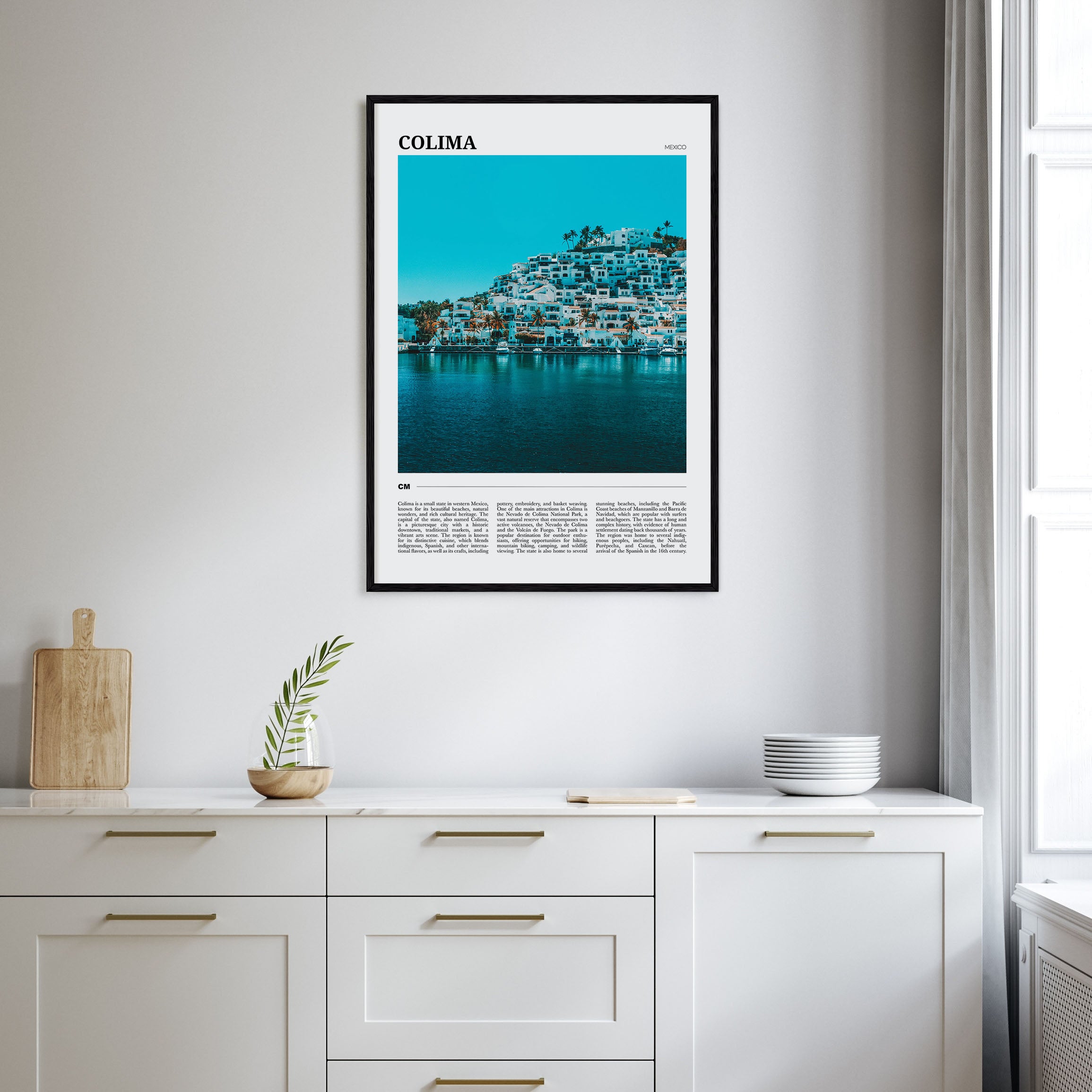 Colima Travel Color Poster