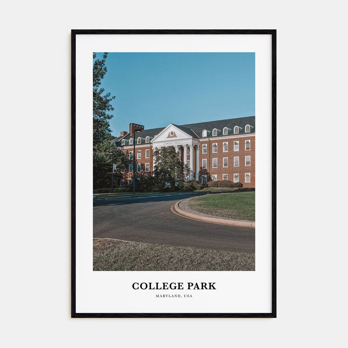 College Park Portrait Color Poster