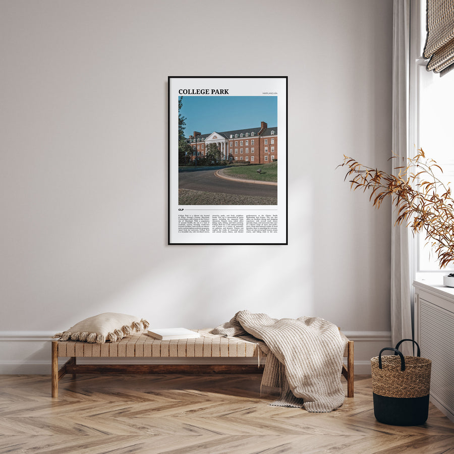 College Park Travel Color Poster
