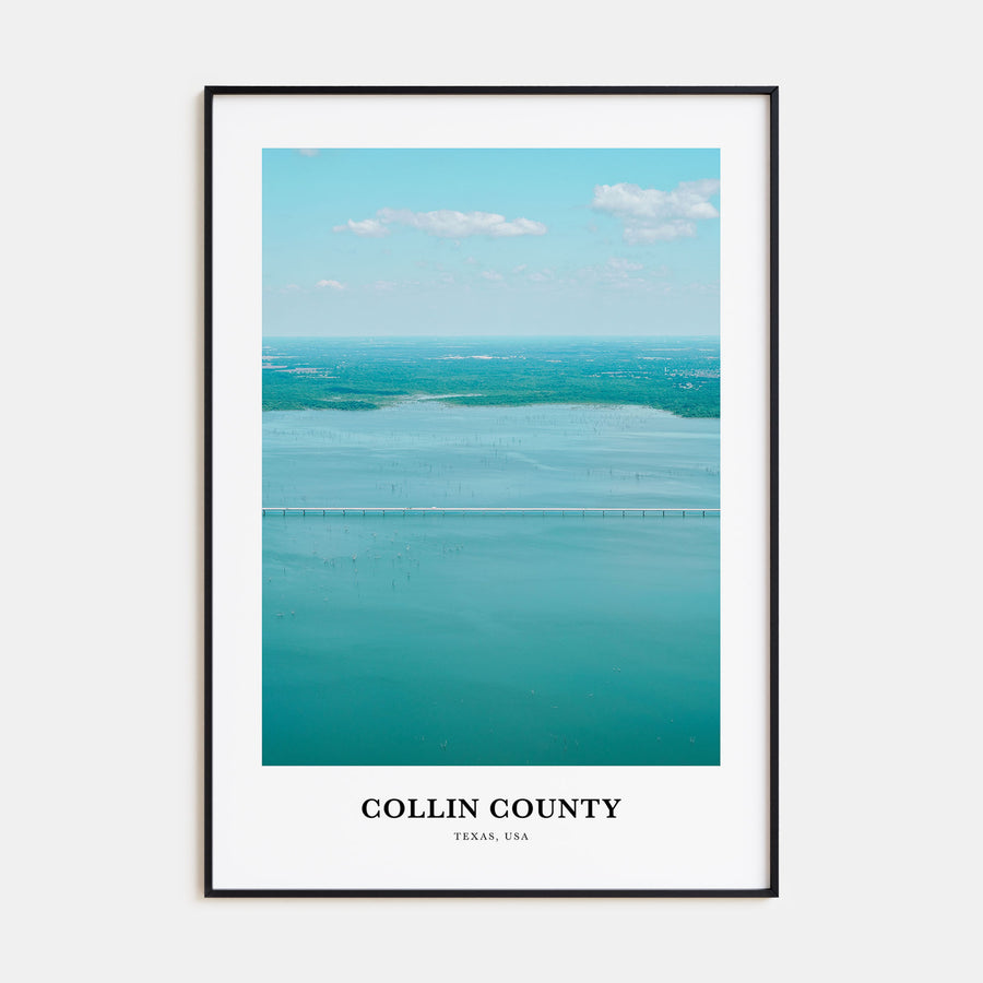 Collin County Portrait Color Poster