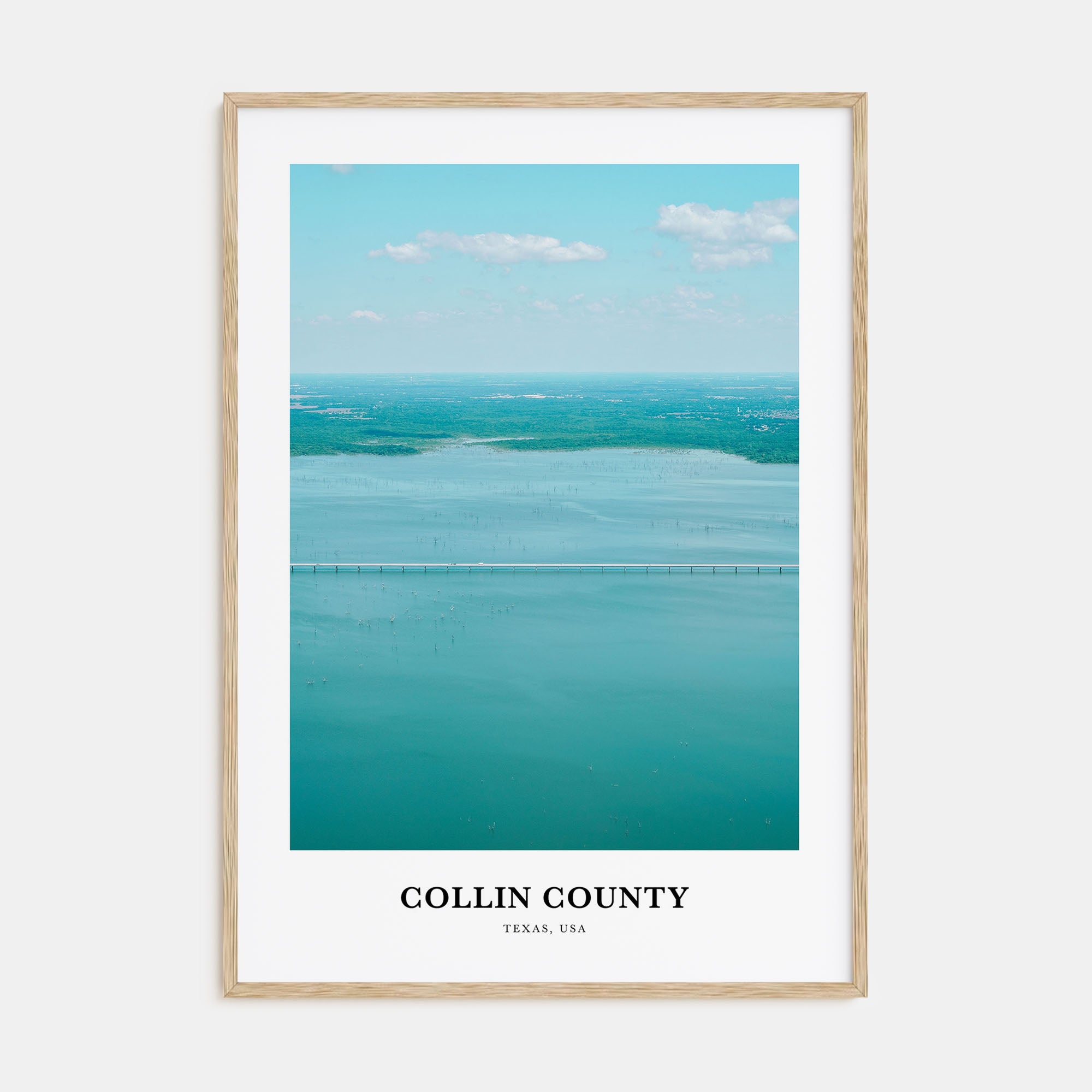 Collin County Portrait Color Poster