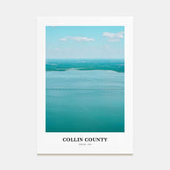Collin County Portrait Color Poster