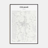 Colmar Map Portrait Poster
