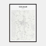 Colmar Map Portrait Poster