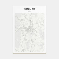 Colmar Map Portrait Poster