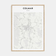 Colmar Map Portrait Poster
