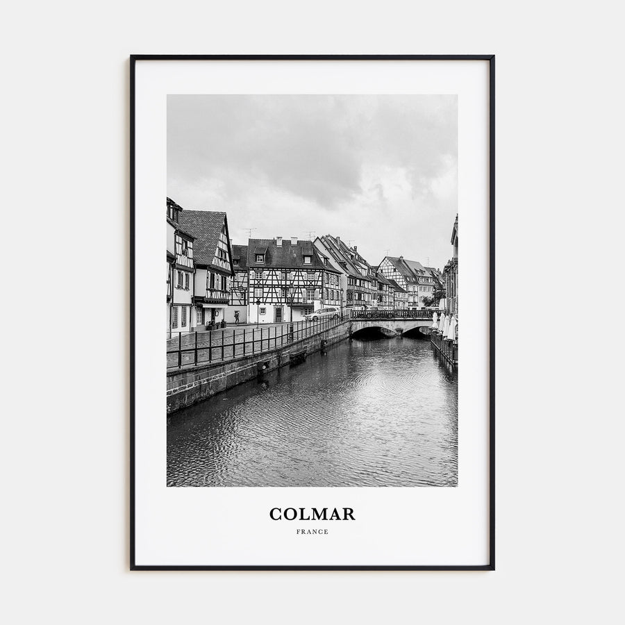 Colmar Portrait B&W Poster