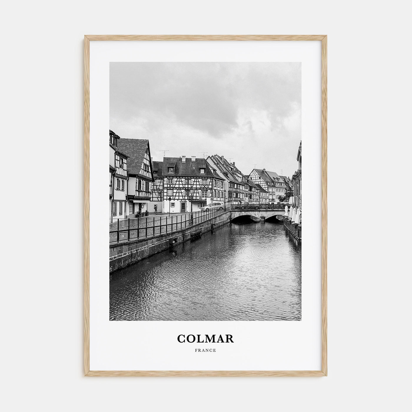 Colmar Portrait B&W Poster
