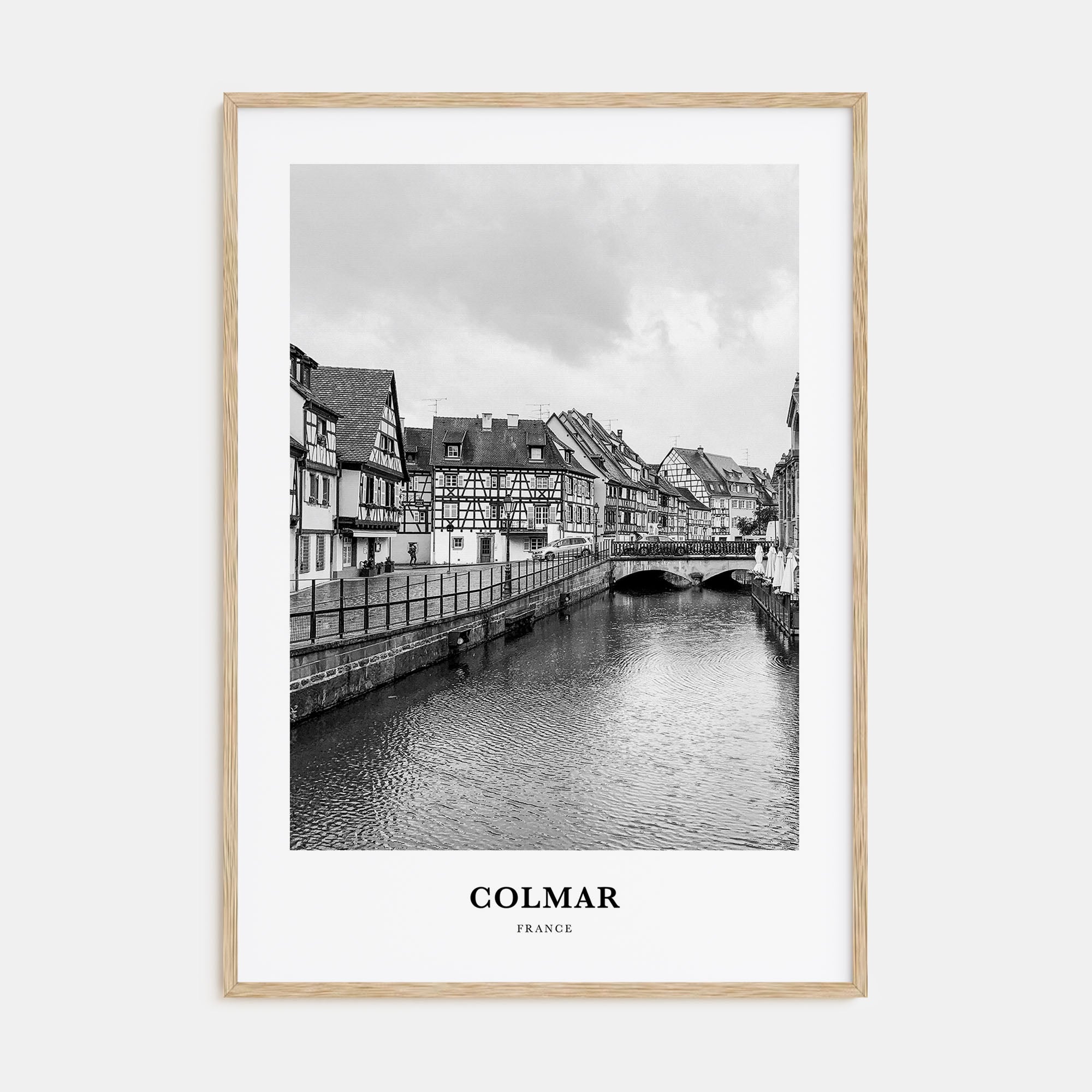 Colmar Portrait B&W Poster