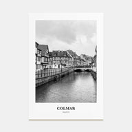 Colmar Portrait B&W Poster