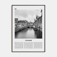 Colmar Travel B&W Poster