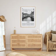 Colmar Travel B&W Poster