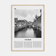 Colmar Travel B&W Poster