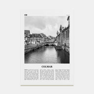 Colmar Travel B&W Poster