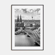 Cologne Photo B&W Poster