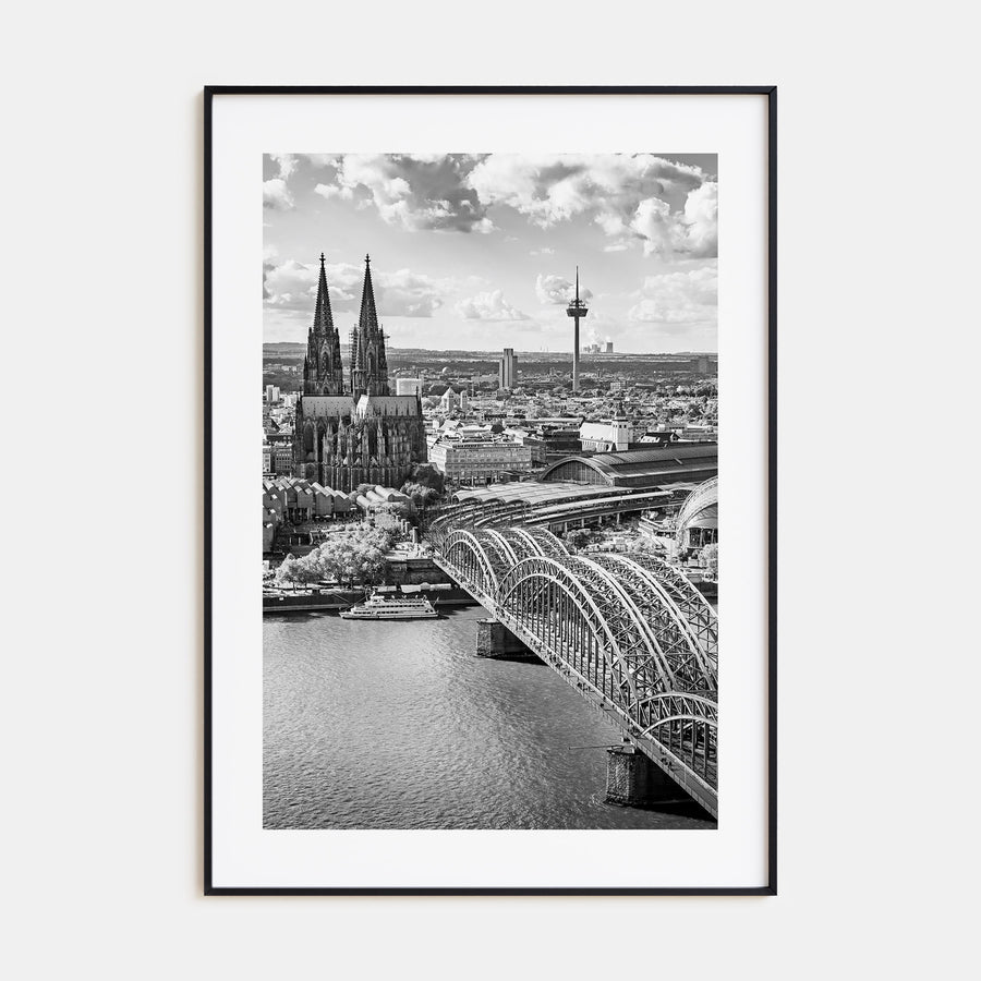 Cologne Photo B&W Poster