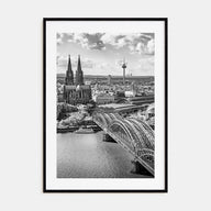 Cologne Photo B&W Poster