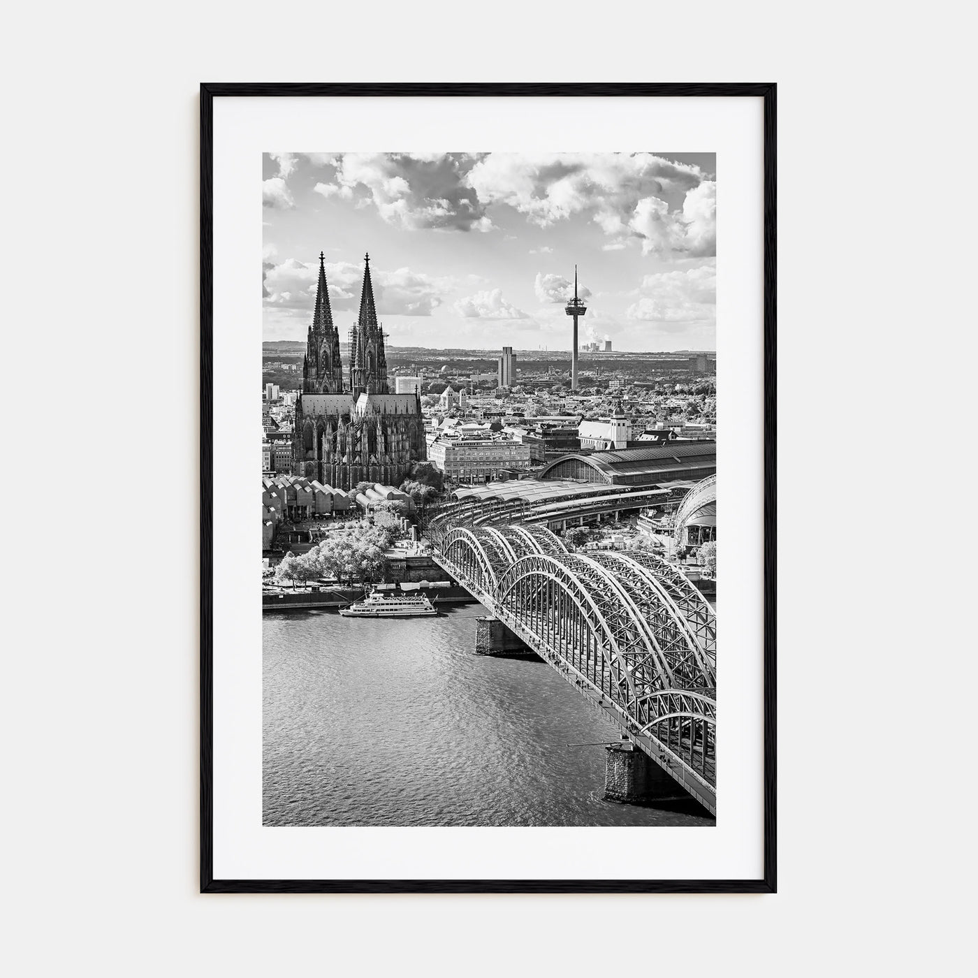 Cologne Photo B&W Poster