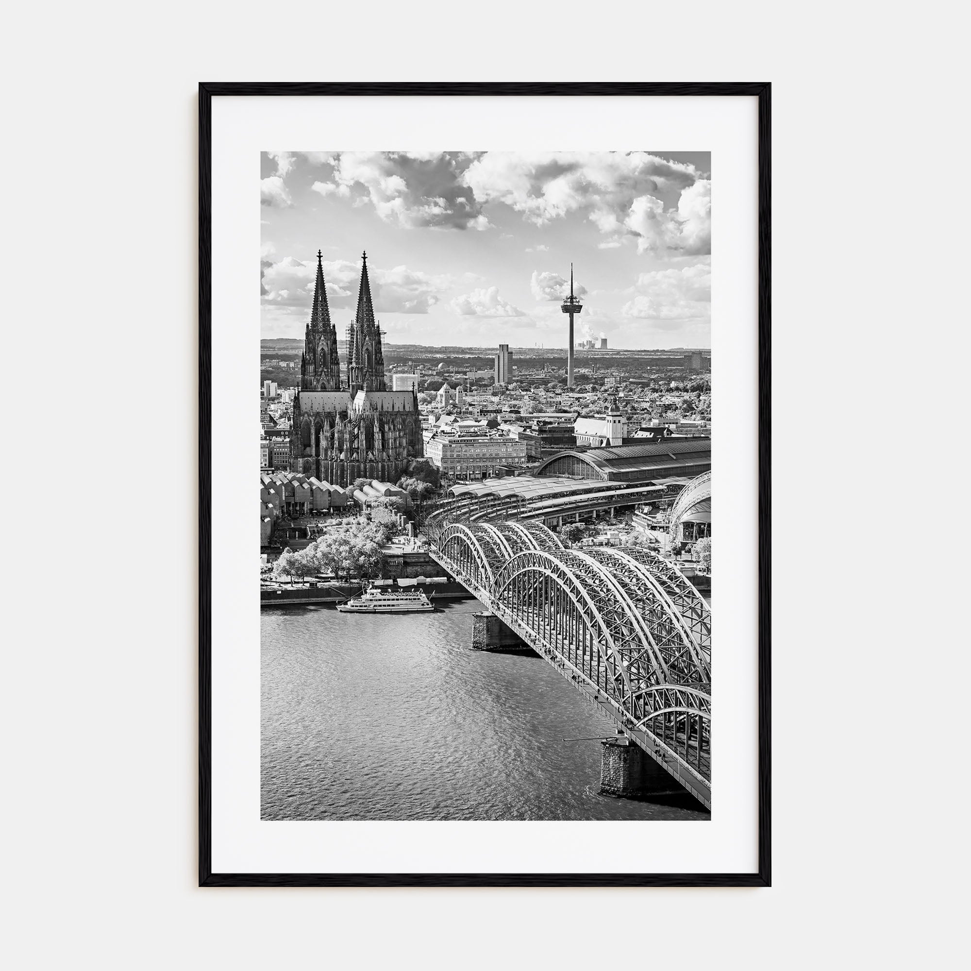 Cologne Photo B&W Poster