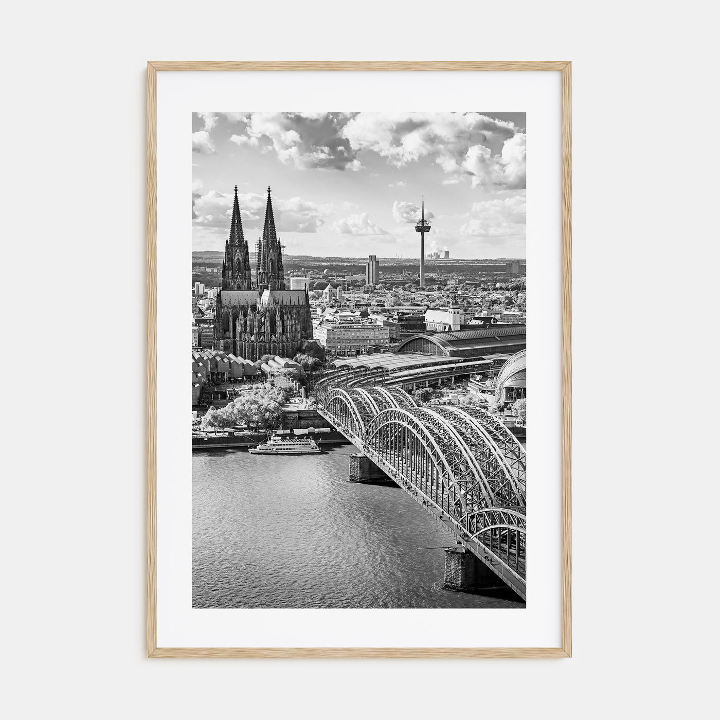 Cologne Photo B&W Poster